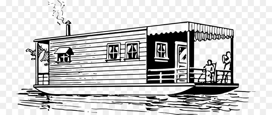 Houseboat Kerala Clip art - barca