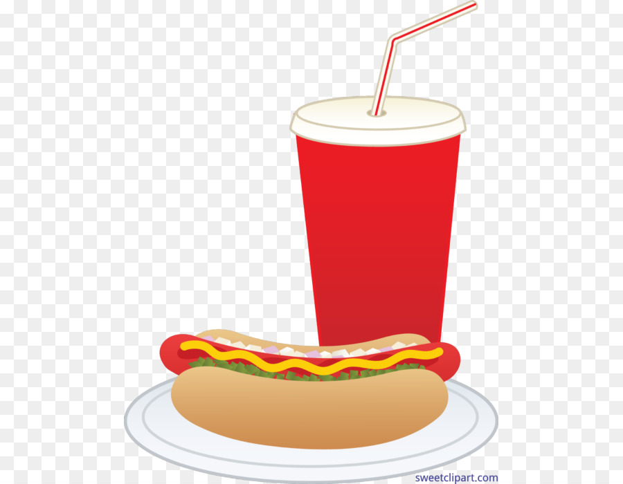 Kohlensäurehaltige Getränke, Hot-dog-Wasser mit Kohlensäure-clipart - Hot Dog
