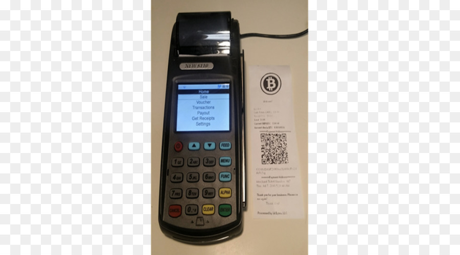 Telefono di Bitcoin Punto vendita Blockchain Cryptocurrency - Bitcoin