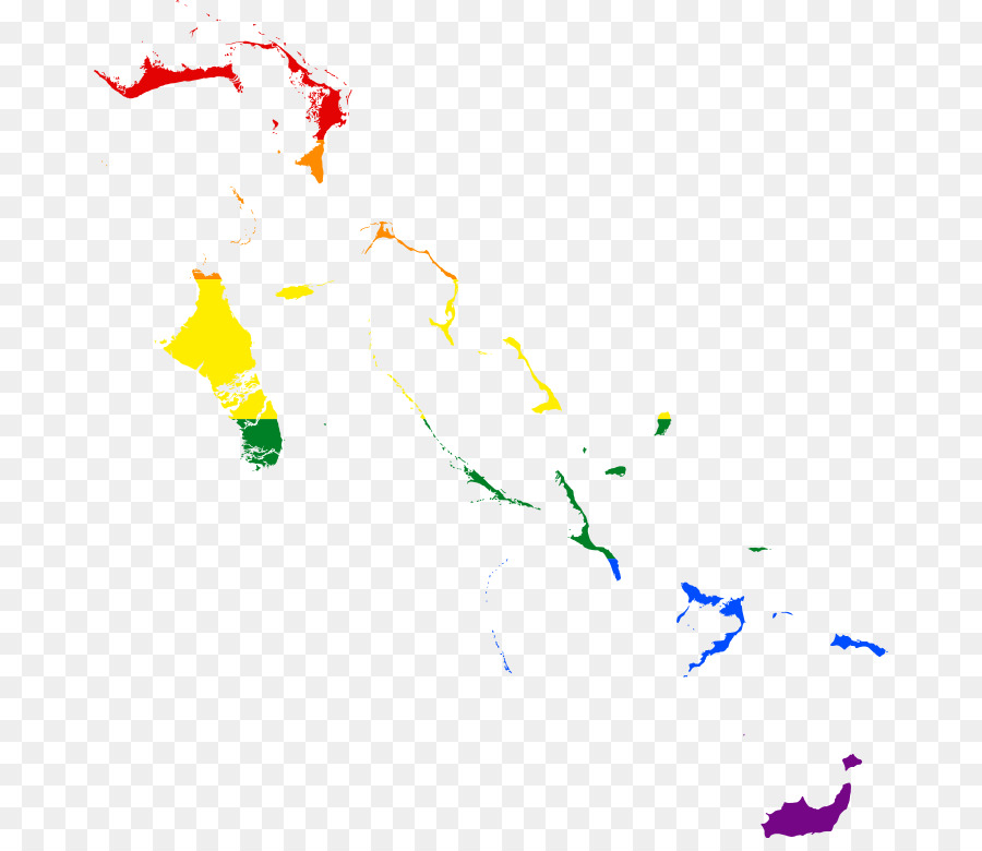Bandiera delle Bahamas, Mappa, bandiera Nazionale - mappa