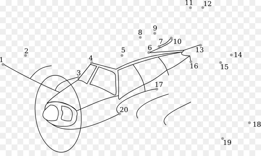 Flugzeug-Malbuch-Zeichnen-Clip-art - Flugzeug