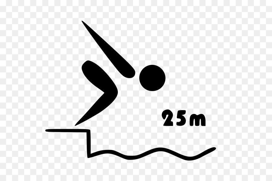 Schwimmen an den Sommerolympiade Olympische Spiele Piktogramm - Schwimmen