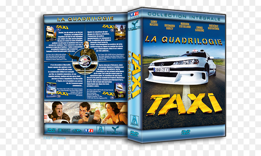Poster Display Werbung, Taxi VHS - Taxi