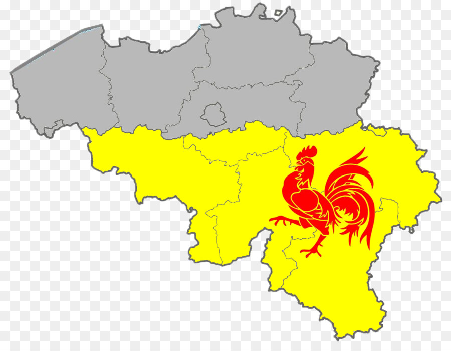 Regione fiamminga Comunità francese del Belgio, Belga, francese Mappa Bandiera della Vallonia - mappa