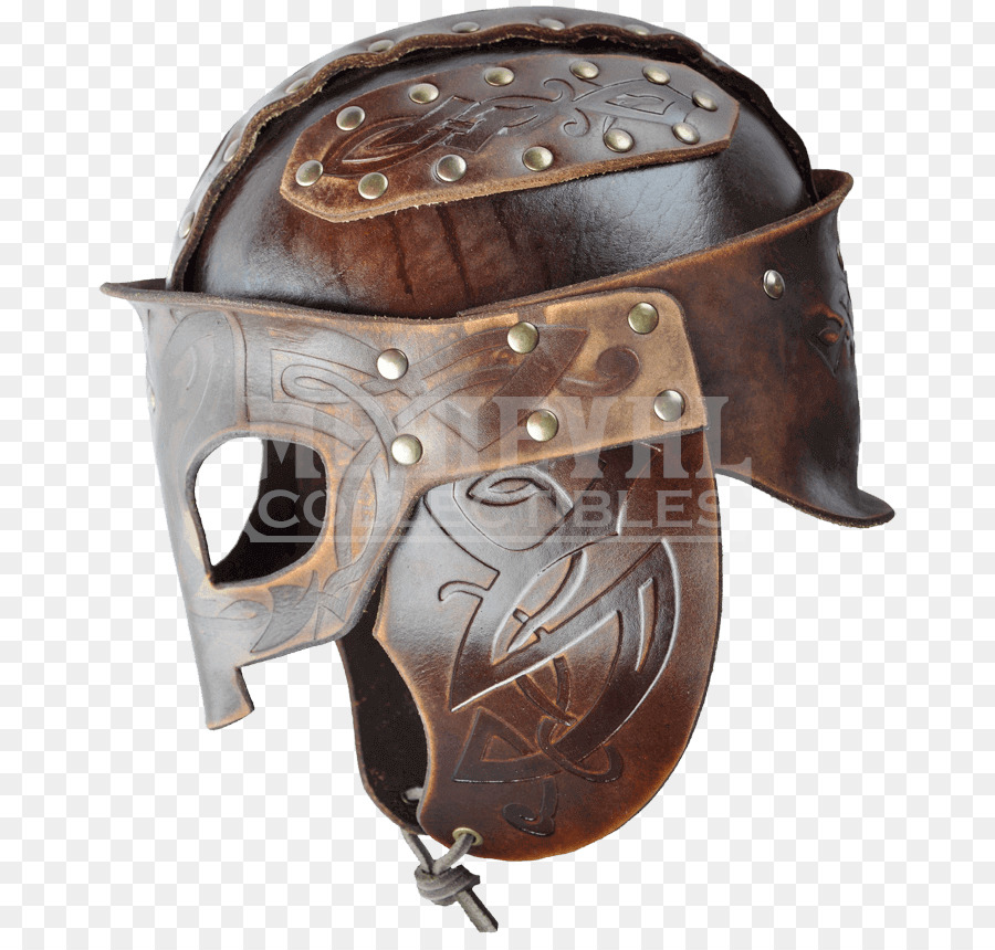 Casco in pelle Viking in Pelle, casco da Vigile del fuoco casco - casco