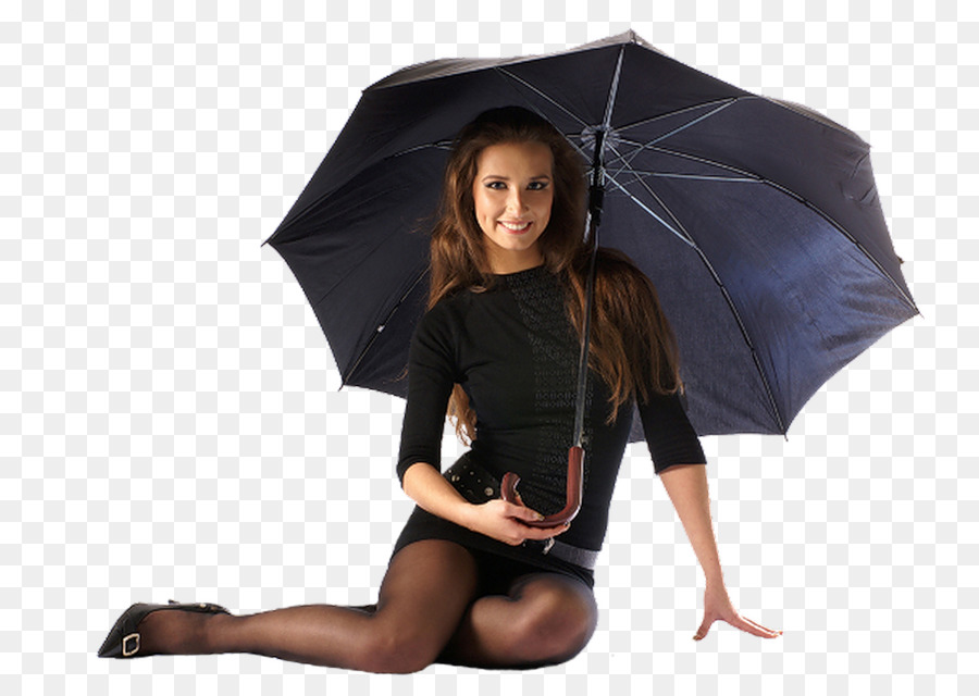 Frau, Regenschirm Ombrelle - Frau