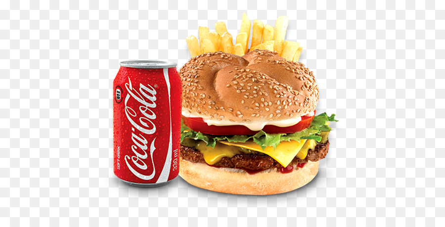 Hamburger Fizzy Drinks Pommes Frites Hühnersandwich Cheeseburger - Burger King