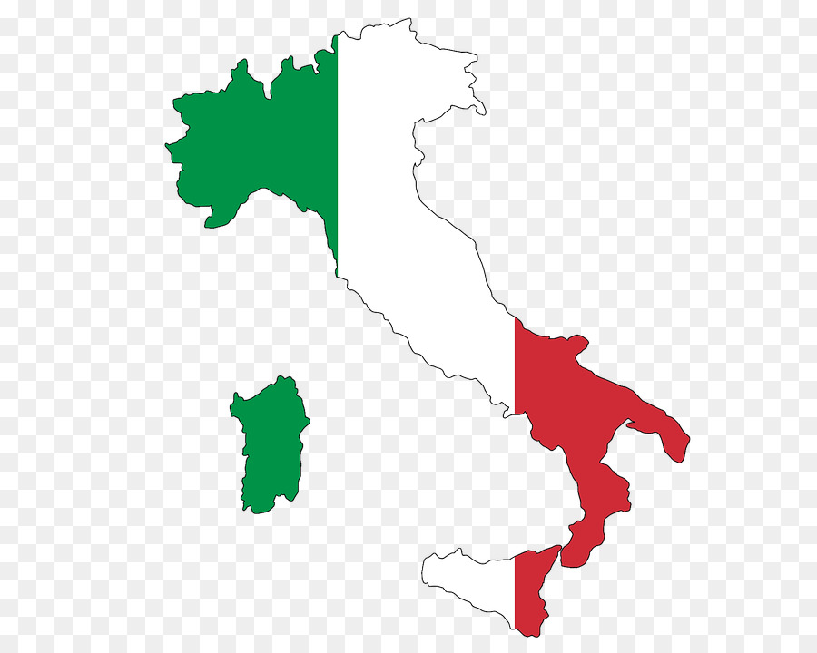 Regioni di Italia Mappa Bandiera d'Italia e la fotografia di Stock - mappa