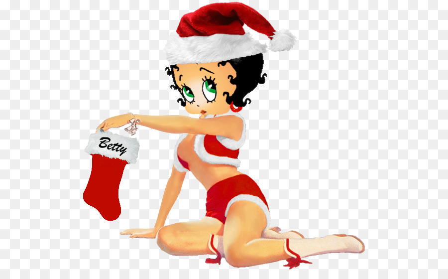 Betty Boop Christmas Cartoon Clip Art - Weihnachten