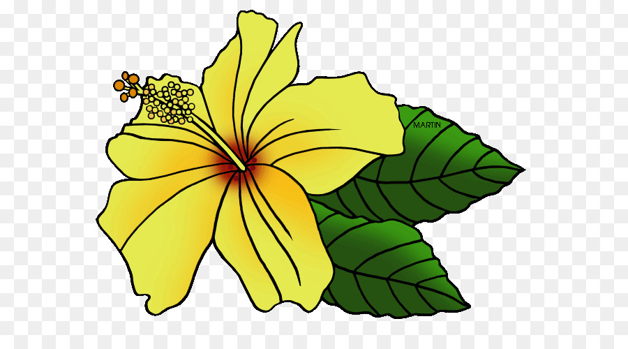 Hawaiianische Hibiskus-Zustands Blumen Clip Art - andere