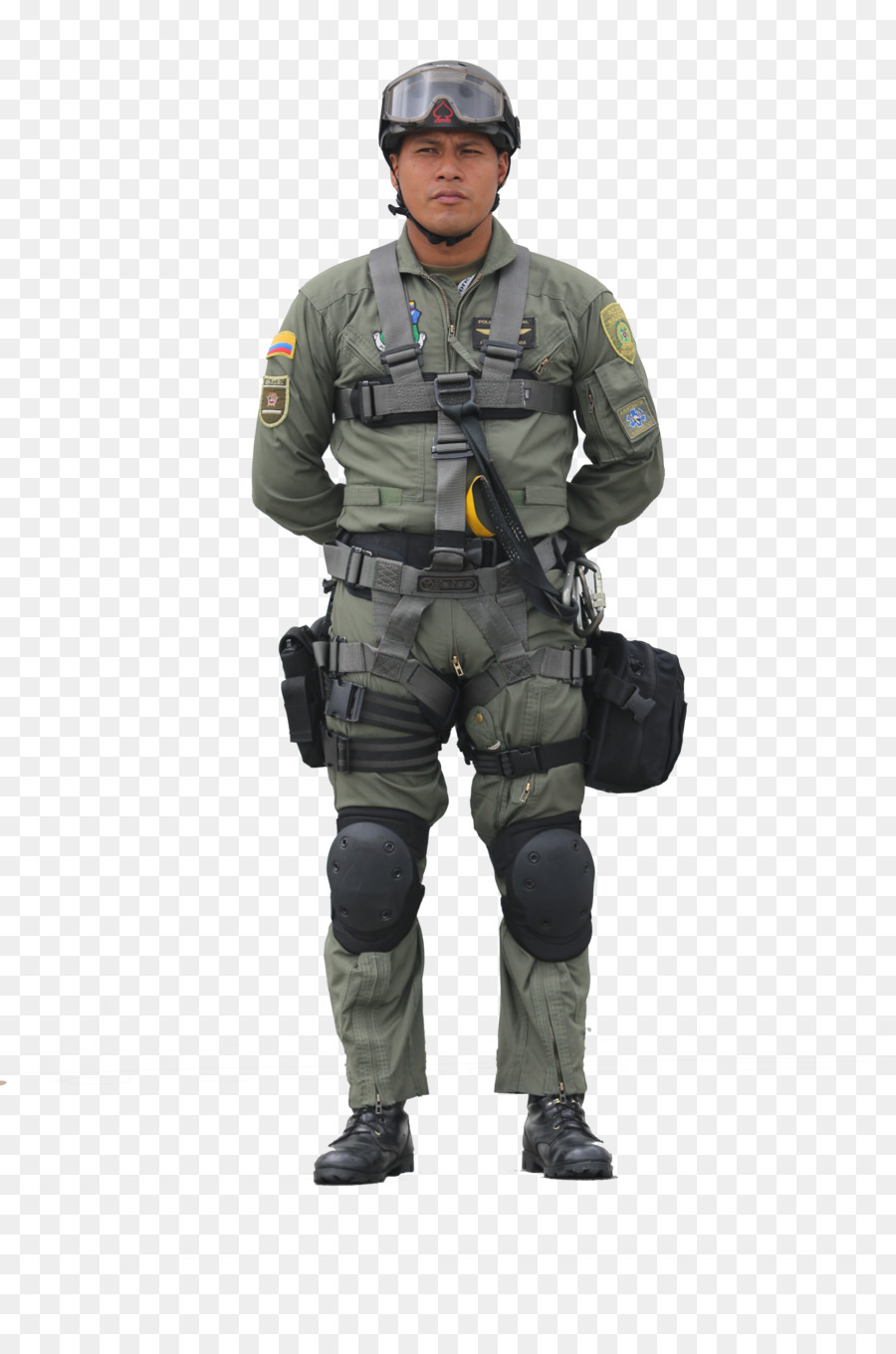 Soldato in uniforme Militare, della Polizia Nazionale della Colombia - soldato