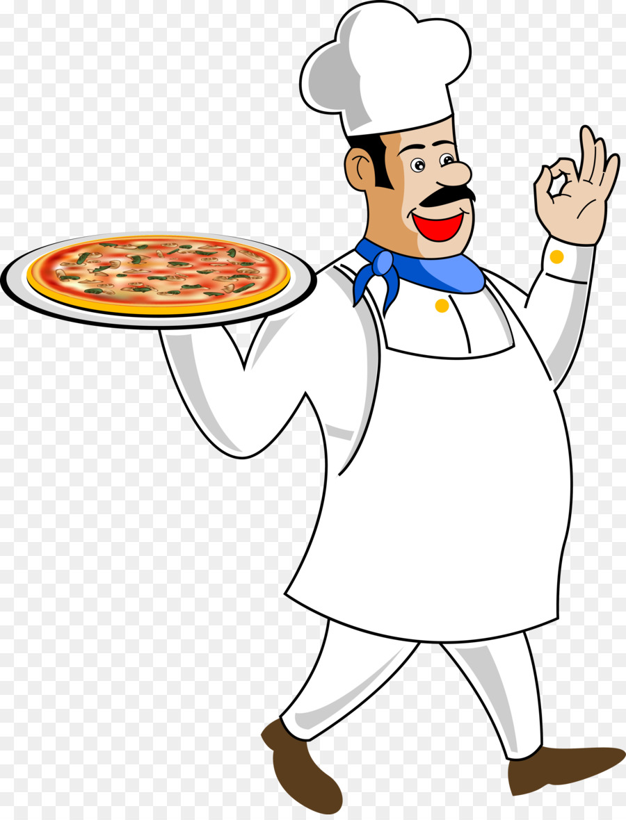 Italienische Küche, Pizzabäcker Kochen - Pizza