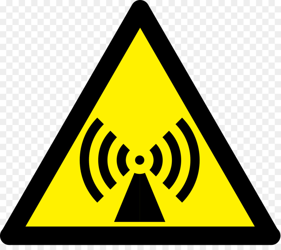 Radiazioni Non ionizzanti rischio Biologico simbolo di Pericolo - simbolo