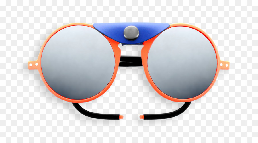 IZIPIZI Sonnenbrille Blau Spiegel Gletscher - Sonnenbrille