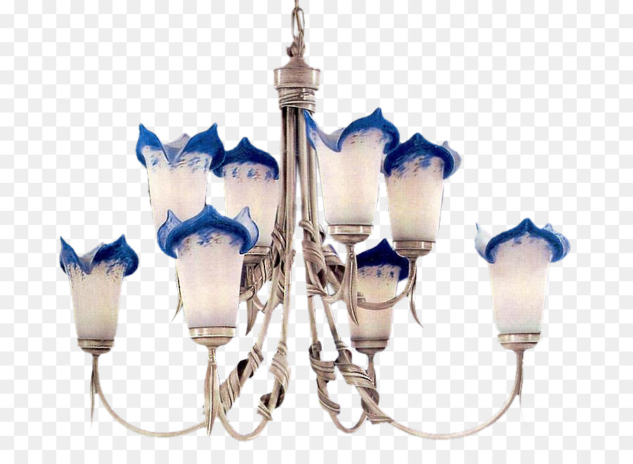 Kronleuchter Decke Kobalt blau Licht Leuchte - Design