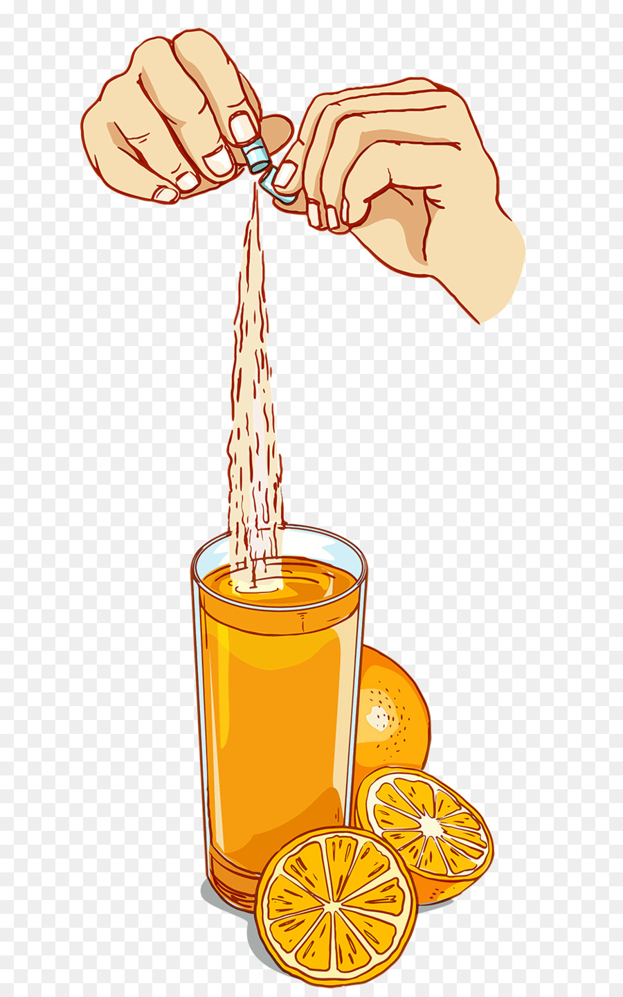 Succo d'arancia Orange drink Energy drink - succo di