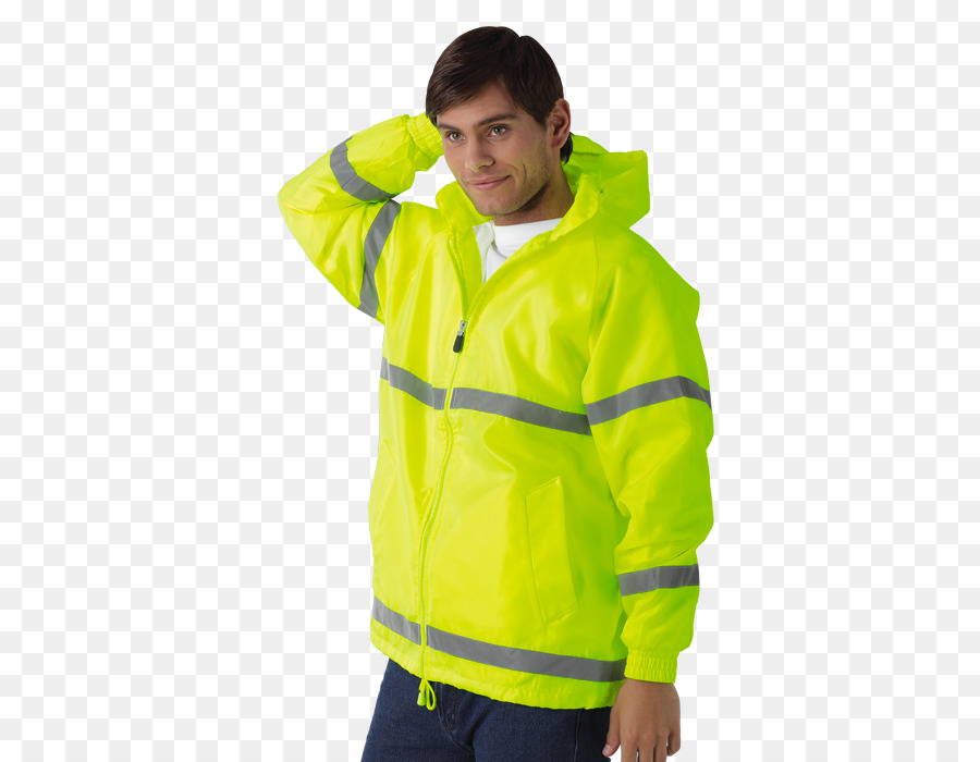 Regenjacke, T-shirt Hoodie High-visibility-Kleidung Jacke - T Shirt