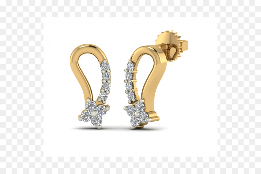 Ohrring-Körper-Schmuck Gold Diamant - Schmuck