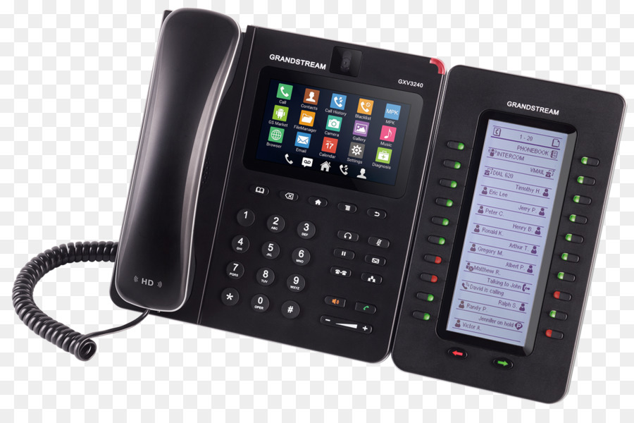 Grandstream Networks Grandstream GXV3240 telefono VoIP Telefono Grandstream GXP-2000EXT Modulo di Espansione - androide
