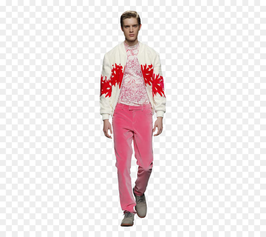 Modenschau Jeans fashion model-Pink M - Jeans