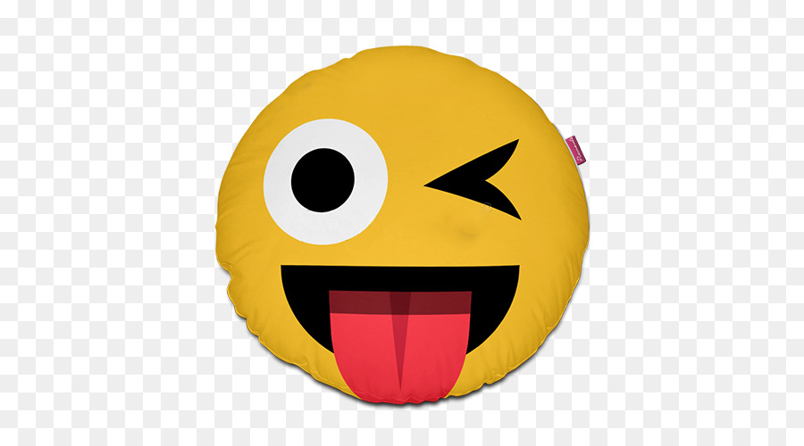 Emoticon-Smiley Emoji Wink Schulterzucken - Smiley