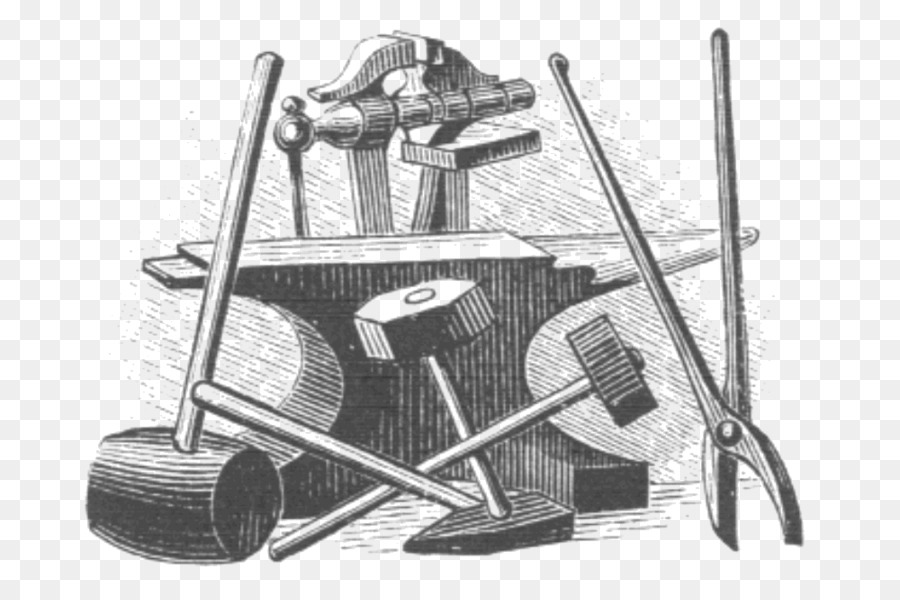 colonial blacksmith clip art