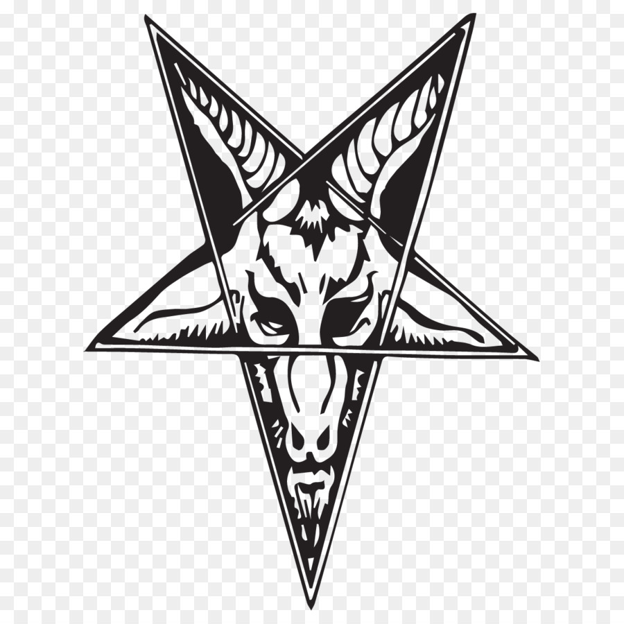 Chiesa di Satana di Capra Baphomet Satanismo Pentagramma - Capra
