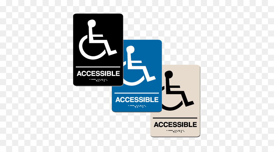 Barrierefreiheit Behinderung Amerikaner mit Behinderungen Act von 1990 ADA-Zeichen Internationales Symbol des Zugangs - für Rollstuhlfahrer