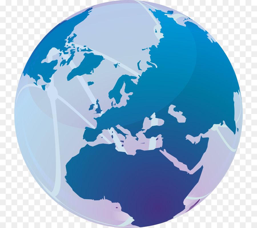 Welt Erde Weltkarte Projektion Orthogonale Projektion in der kartographie - Globus
