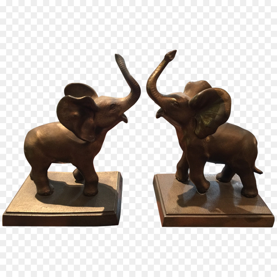 Fermalibri elefante Indiano scultura in Bronzo Mobili - altri