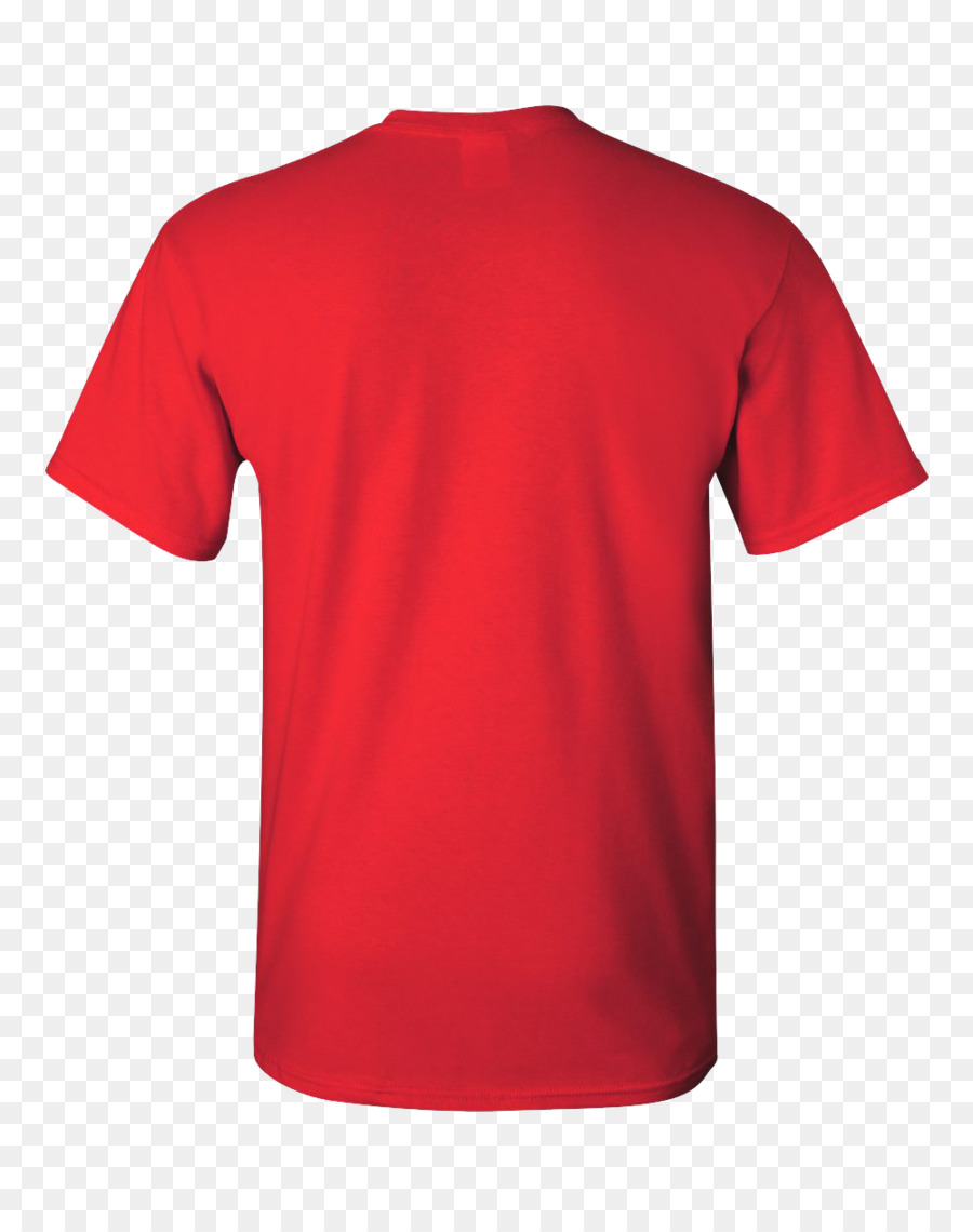 Langarm-T-shirt Gildan Activewear Rot - T Shirt