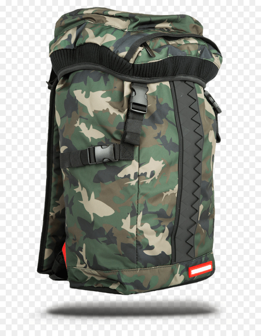 Zaino Militare camouflage Bag tela di juta sacco di gomma Naturale - zaino