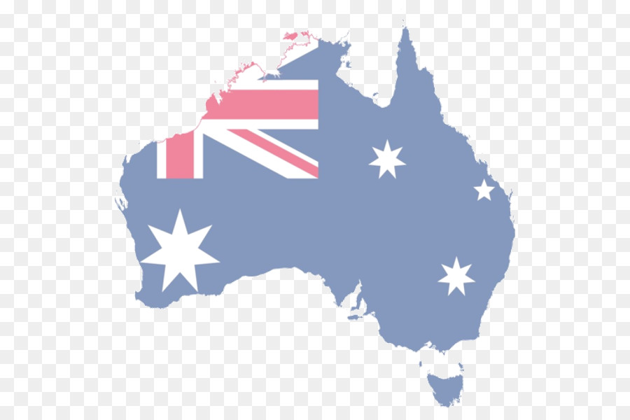 Flagge von Australien Map National flag - Australien