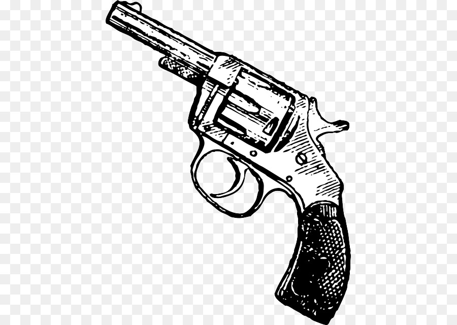 Revolver Waffe Pistole Pistole Clip-art - Pistole