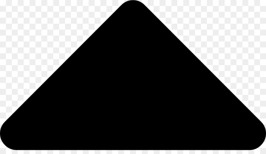 Triangolo nero Freccia Icone del Computer - triangolo