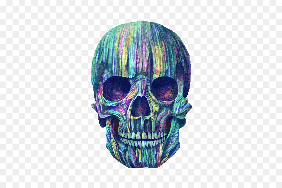 TOTENKOPF-Symbolik ist die Farbe von Calavera Skelett - Schädel