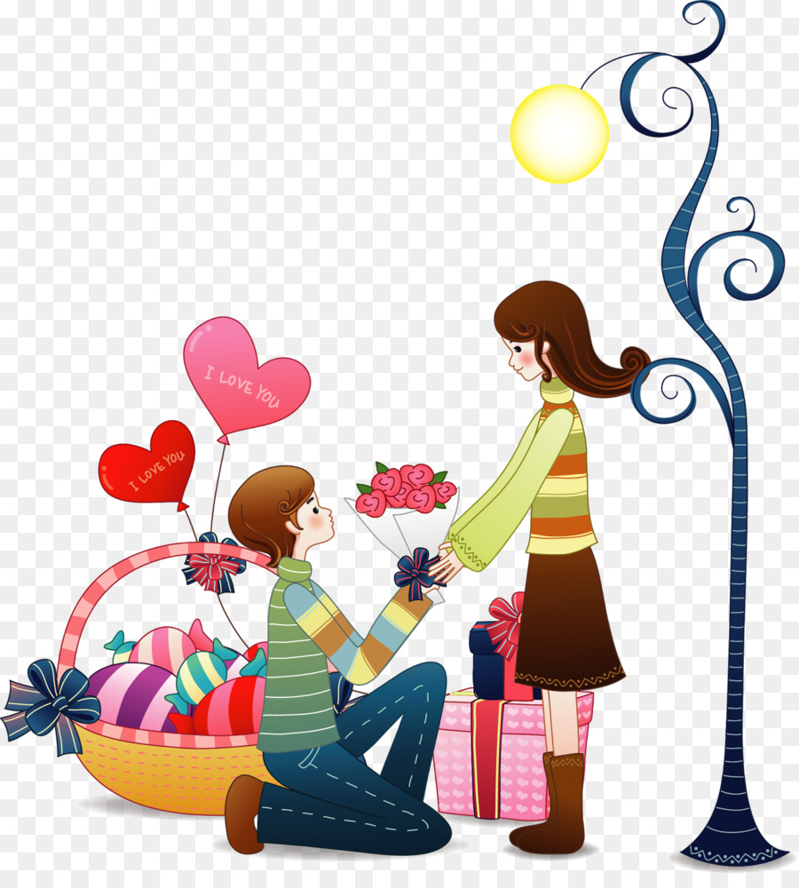 Couple Love Cartoon png download - 1463*1600 - Free Transparent Animation  png Download. - CleanPNG / KissPNG