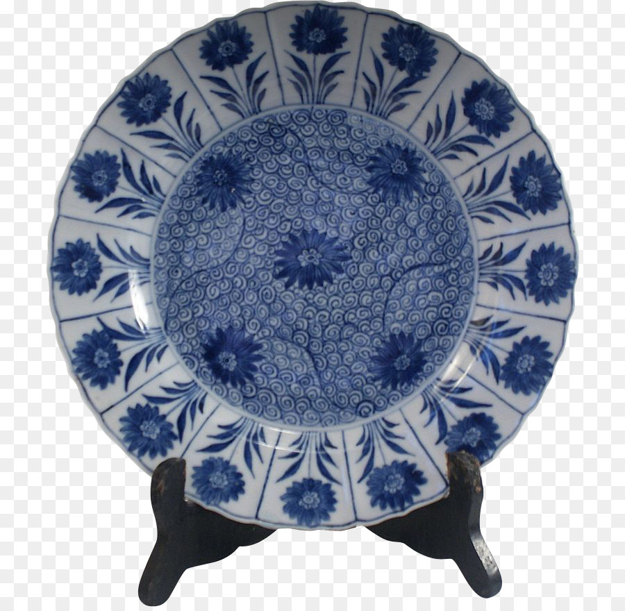 Teller Blaue und weiße Keramik chinesische Keramik Porzellan - Platte