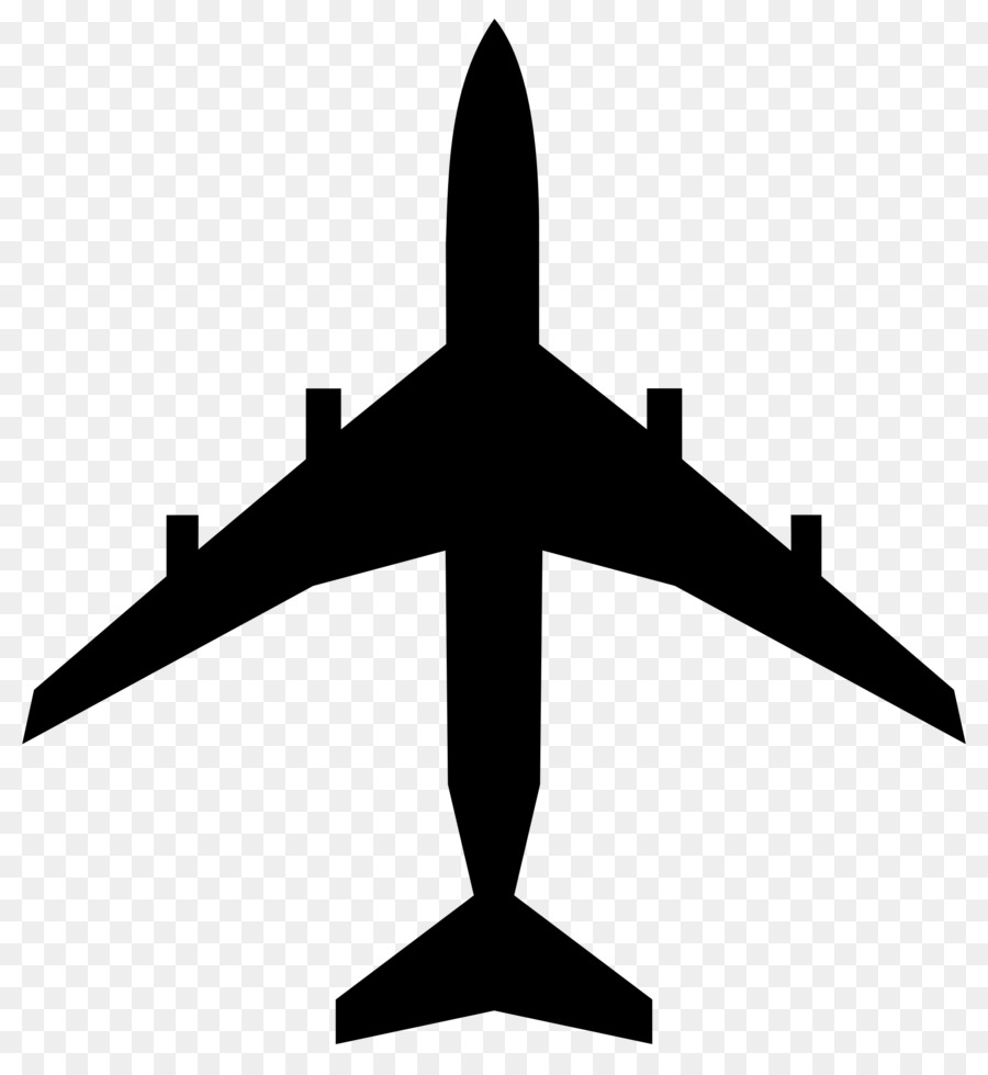 Flugzeug Silhouette Clip Art: Transport clipart - Flugzeug