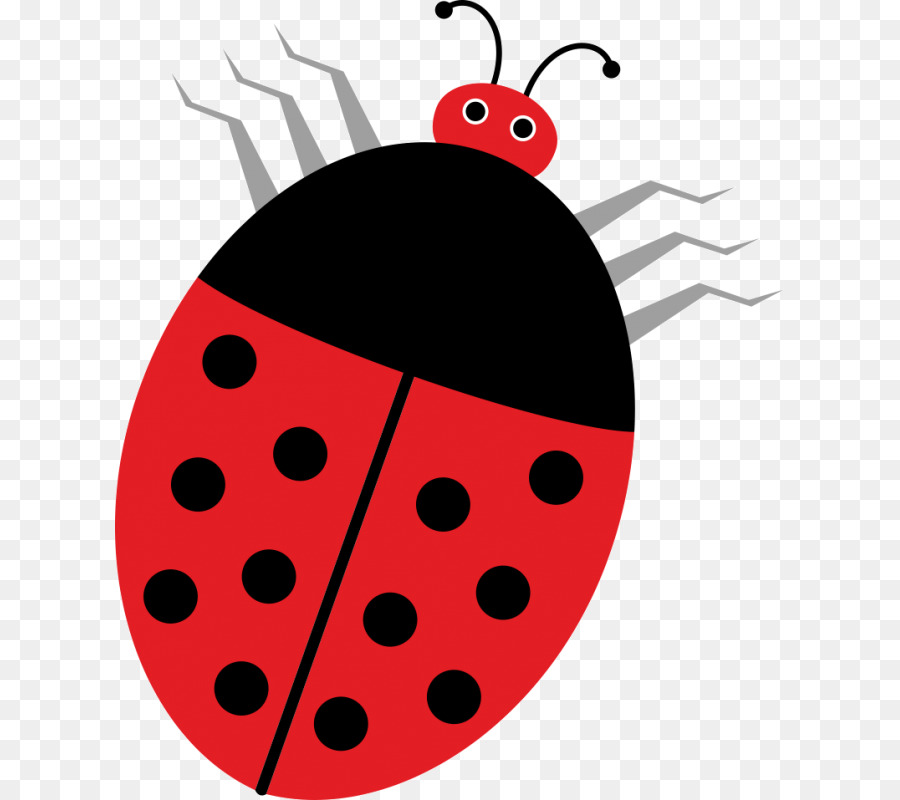 Coccinella Rossa Metafile di Windows Clip art - scarabeo