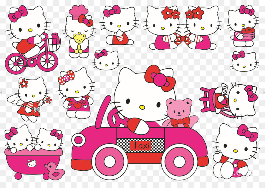 Sticker decorativo Hello Kitty - casa