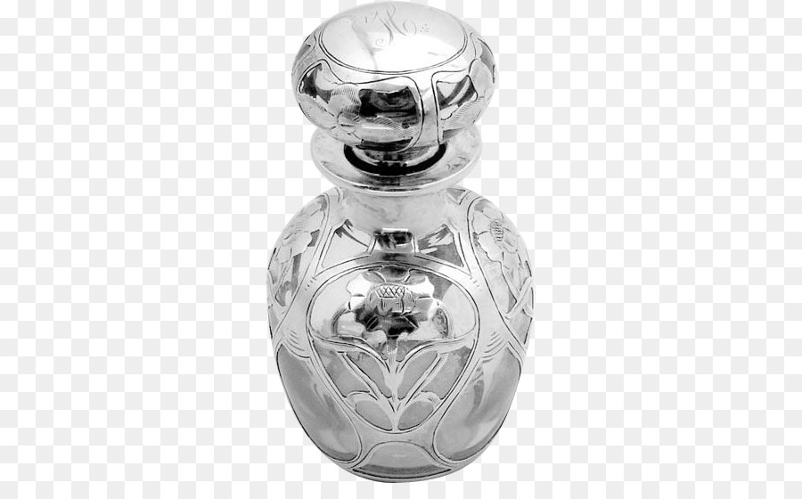 Glas Parfüm Silber - Glas