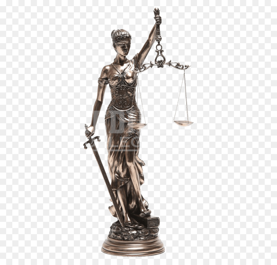 Signora Giustizia Statua scultura in Bronzo - altri