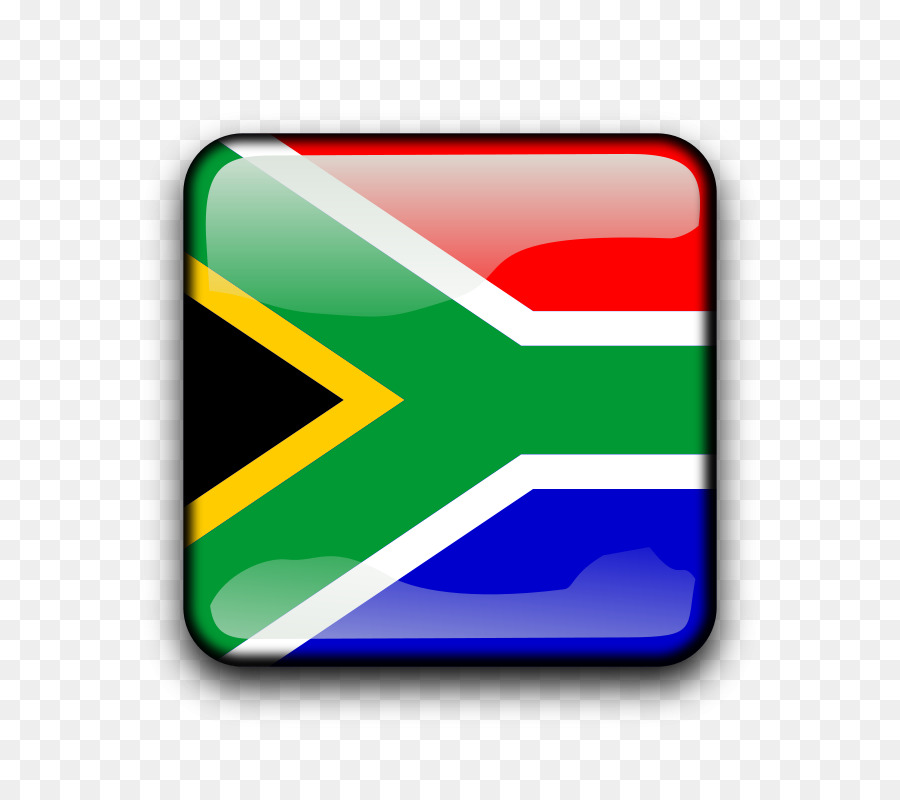 Flagge von Südafrika clipart - Flagge