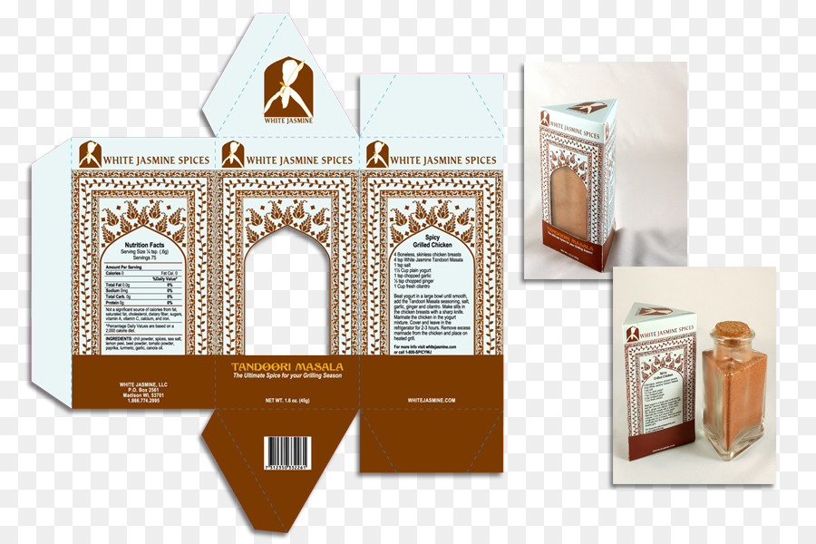 Papier, Verpackung und Kennzeichnung Seiten-layout - Design