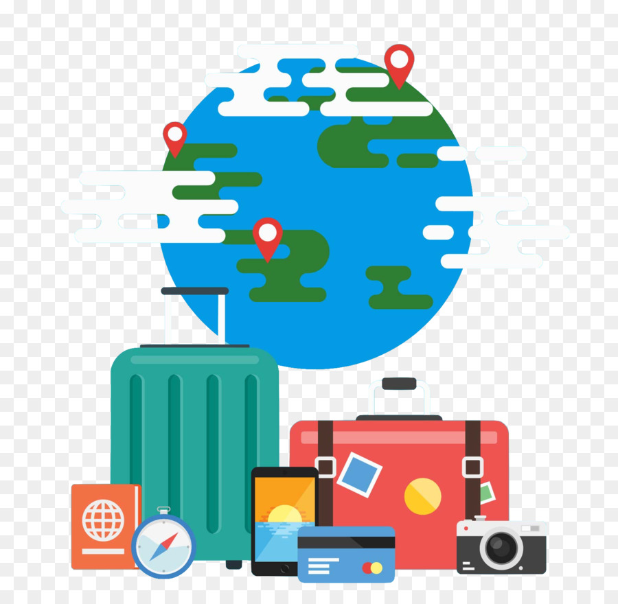 Gepäck-Reise-Tourismus - Reisen