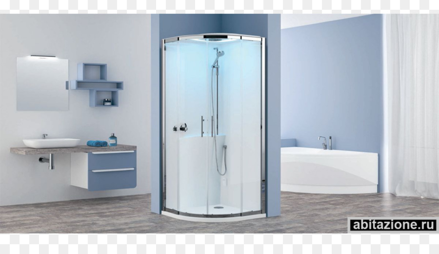 Badezimmer-Dusche mit Tür pool - Dusche