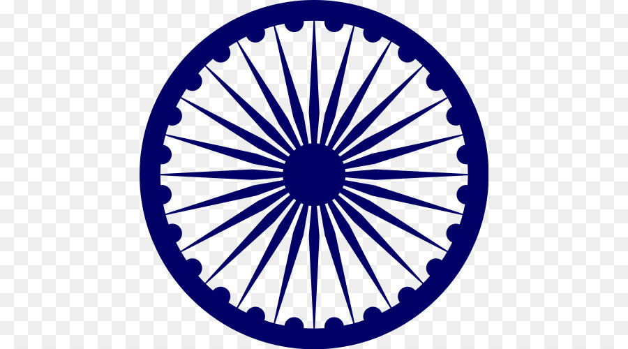 La bandiera dell'India Ashoka Chakra della Storia del Mondo Dharmachakra - India