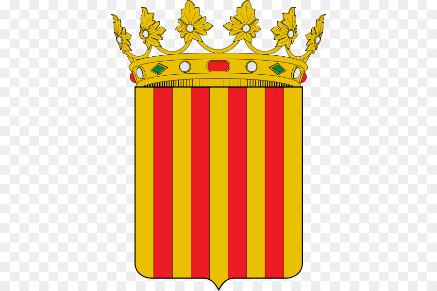 La corona del Regno d'Aragona di Aragona Conquista di Maiorca Regno di Maiorca - bandiera