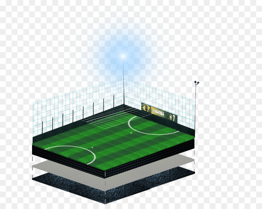 Künstlicher Rasen-Fußball-spezifischen Stadion, football 7-a-side-Ziel - Fußball